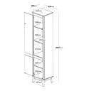 Ver imagem 2 de Armário Lateral Esquerdo para Cozinha - Cor: Off White