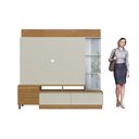 Ver imagem 3 de Home para TV até 50" Decibal HO5120/E.0001 1 Porta 2 Gavetas Naturalle/Cristalo