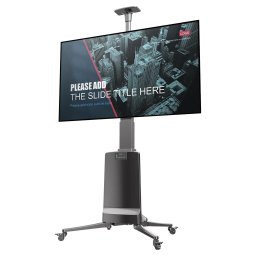 Suporte Pedestal Móvel para Tv 40 a 85 Motorizado para Videoconferência Tw85 Nb - 5