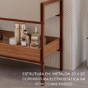 Ver imagem 6 de Gabinete para Banheiro com Cuba Hana Espresso Móveis Marrom/Cappuccino