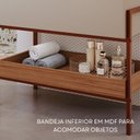 Ver imagem 7 de Gabinete para Banheiro com Cuba Hana Espresso Móveis Marrom/Cappuccino