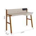 Ver imagem 5 de ESCRIVANINHA OFFICE INDUSTRIAL RETRO PARA QUARTO ESCRITORIO OFF WHITE