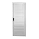 Ver imagem 2 de Porta de Aço Laminada 215x75cm Minas Sul MGM Abertura Esquerda Branco