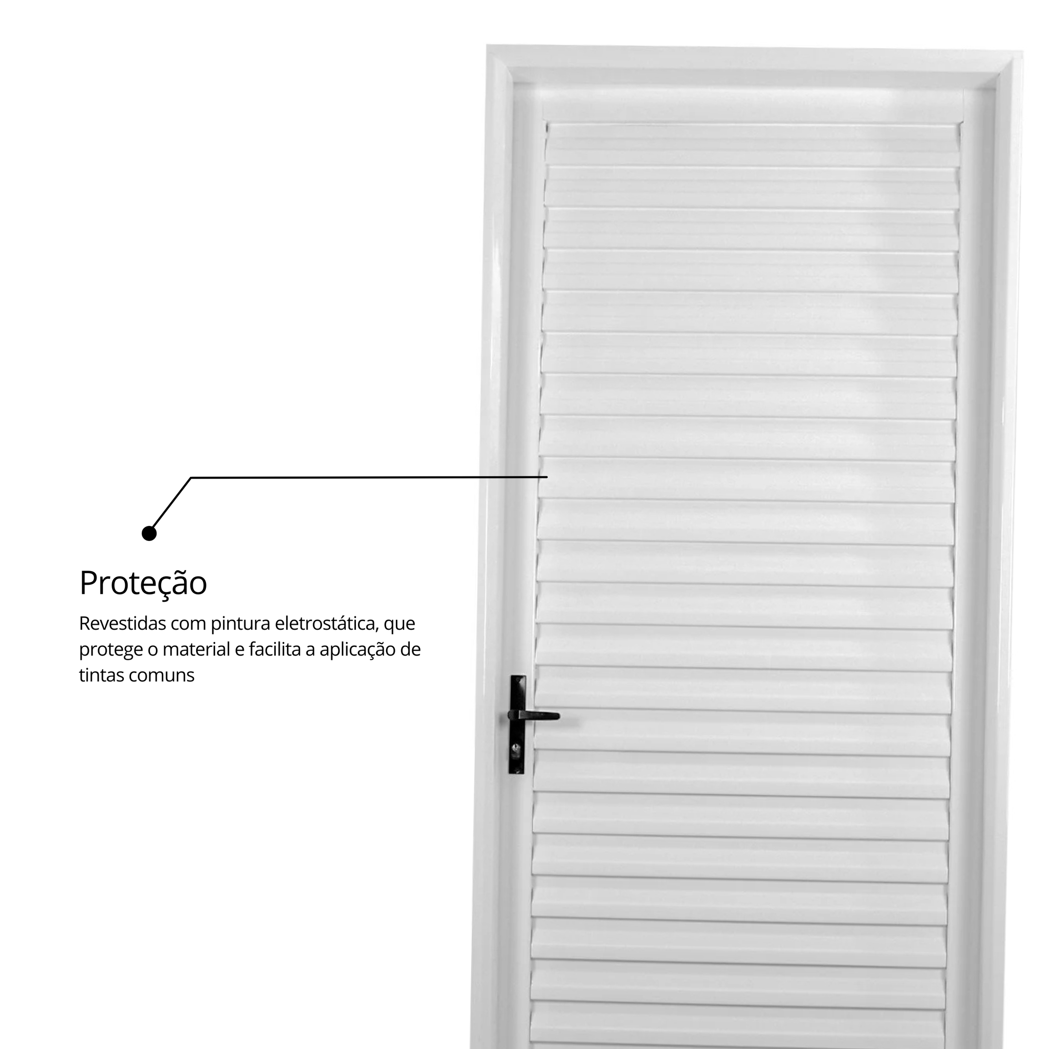 Porta de Aço Laminada 215x75cm Minas Sul MGM - 12
