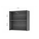 Ver imagem 2 de Módulo Cozinha Nesher Rainha Armário com 2 Portas Ripadas 80 Cm - Nesher