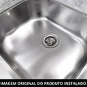 Ver mais imagens de Válvula Pia Cozinha Americana Inox 3. 1/2 + Sifão Flexível