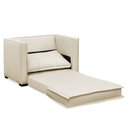 Ver imagem 5 de Poltrona Sofá Cama Solteiro Retrátil Milenni Veludo Bege B03 - D’Rossi