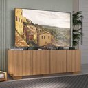 Ver imagem 2 de Rack para Tv até 50 Polegadas com 4 Portas Multimóveis Mp1072 Rustic/natural