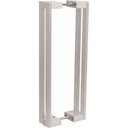 Ver imagem 1 de Puxador Alça para Porta de Passagem 3014 Cromo Escovado 400mm Mital 01 par