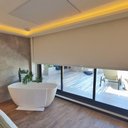 Ver imagem 5 de Persiana Rolo Blackout Branco Napolis - 1,12m X 2,55m