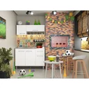 Ver imagem 6 de Cozinha Modulada 2 Pecas 5 Portas 2 Gavetas Alana Branco