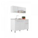 Ver imagem 2 de Cozinha Modulada 2 Pecas 5 Portas 2 Gavetas Alana Branco