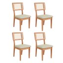Ver imagem 5 de Conjunto de Jantar Mesa 4 Cadeiras Mdf