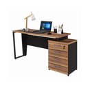 Ver imagem 2 de Escrivaninha Mesa Escritório Extensível 135cm 4 Gavetas Flex Multimóveis CR25324