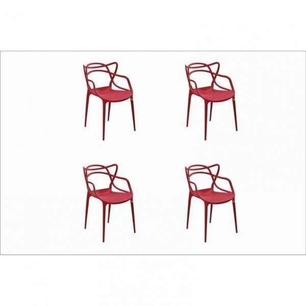 Kit 4 Cadeiras Allegra Rivatti - 1