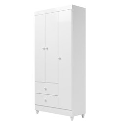 Dormitório Completo Infantil Safira Branco - PR Baby - 3