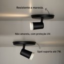 Ver imagem 3 de Spot Sobrepor Direcionável Articulado 1 Gu10 Mr16 Cor:preto