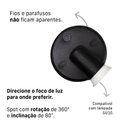 Ver imagem 5 de Spot Sobrepor Direcionável Articulado 1 Gu10 Mr16 Cor:preto