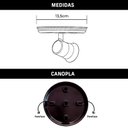 Ver imagem 6 de Spot Sobrepor Direcionável Articulado 1 Gu10 Mr16 Cor:preto