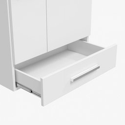 Gabinete para Banheiro 2 Portas 2 Gavetas 80cm Madri  - 6