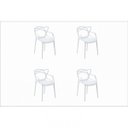 Ver imagem 1 de Kit 4 Cadeiras Allegra Branco