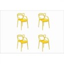 Ver imagem 1 de Kit 4 Cadeiras Allegra Amarelo