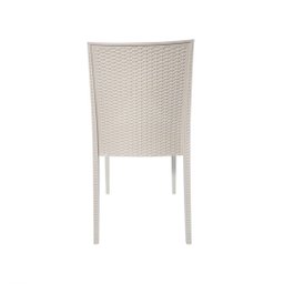 Kit 4 Cadeiras Rattan Conforto e Estilo P/ Varanda e Jardim:nude - 3