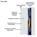 Ver imagem 5 de Guarda Roupa Infantil 3 Portas 2 Gavetas e Mini Cama Infantil 153x79 MDF Azul Decmade