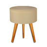 Puff Banqueta Redondo Ilítia Luxo Decorativo Retro Vintage - 1