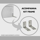 Ver imagem 5 de Cabeceira Cama Box Casal Queen 160cm Cristal Linho Bege - Mv Estofados