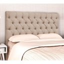 Ver imagem 2 de Cabeceira Cama Box Casal Queen 160cm Cristal Linho Bege - Mv Estofados
