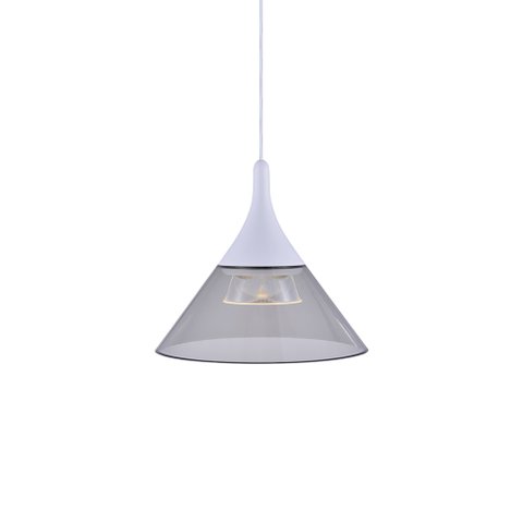 Lustre Pendente Nordecor Thom 2693 Branco Led Bivolt Branco 2693