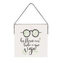 Ver imagem 1 de Quadro Decorativo Frase Há Flores em Tudo que Vejo Decoratta Quaro Decorativo