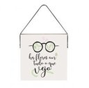 Ver imagem 1 de Quadro Decorativo Frase Há Flores em Tudo que Vejo Decoratta Quaro Decorativo
