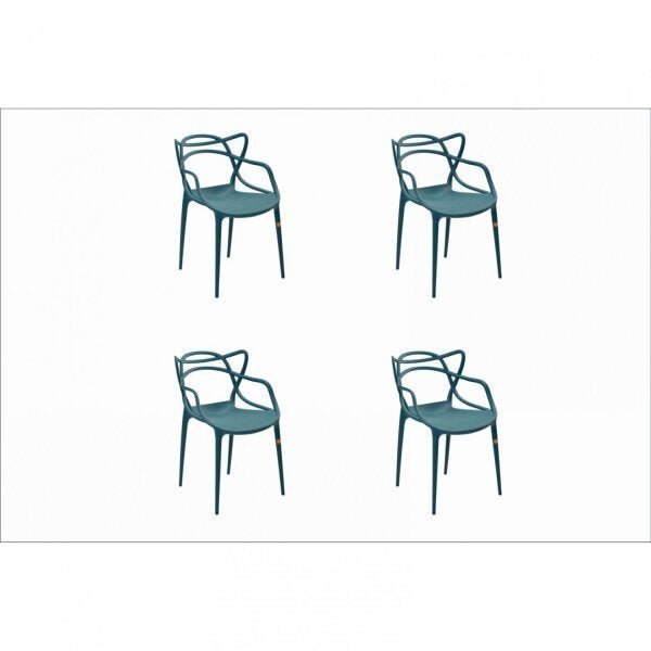 Kit 4 Cadeiras Allegra Rivatti - 1