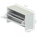 Ver imagem 4 de Sapateira Empilhável 1 Porta Basculante Vai e Vem 