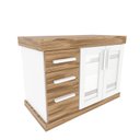 Ver imagem 3 de Gabinete para Banheiro 80cm 3 Gavetas 2 Portas Imola 