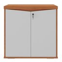 Ver imagem 7 de Balcão para Escritório 74cm 2 Portas Rayly Freijó Branco A06 Mpozenato