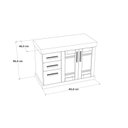 Ver imagem 4 de Gabinete para Banheiro 80cm 3 Gavetas 2 Portas Imola 