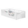 Cama Montessoriana MDF Solteiro Branca PotenteCama Solteiro Montessori Branca Potente - 1