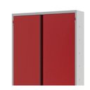 Ver mais imagens de Armário Aço Escritório Fechadura 3 Prateleiras Vermelho