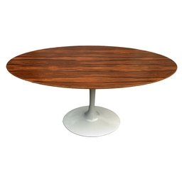 Mesa Saarinen Oval Pau Ferro 160x90cm - Base Branca mgsaarinen - 1