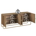 Ver imagem 5 de Buffet Aparador Organico 4 Portas 180 Cm 28075 Artesano Hanover Dourado