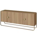 Ver imagem 1 de Buffet Aparador Organico 4 Portas 180 Cm 28075 Artesano Hanover Dourado