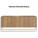 Ver imagem 4 de Buffet Aparador Organico 4 Portas 180 Cm 28075 Artesano Hanover Dourado