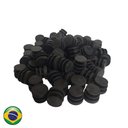 Ver imagem 1 de 200 Ponteira Plástica 3/4 Sanfonadas Redonda P/ Móvel e Cadeiras