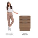 Ver imagem 4 de Balcão Madesa Stella 60 cm 3 Gavetas Rustic Cor:Rustic