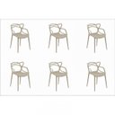Ver imagem 1 de Kit 6 Cadeiras Allegra 