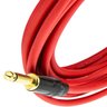 Cabo P10 para P10 Mono Profissional - Vermelho    3 Metros - 4