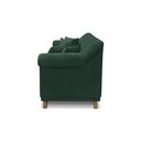 Ver imagem 7 de Sofá 3 Lugares Pé de Madeira Julieta 220 Cm Veludo Verde S04 - D'Rossi